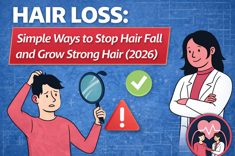 Hair Loss: Simple Ways to Stop Hair Fall and Grow Strong Hair (2026)