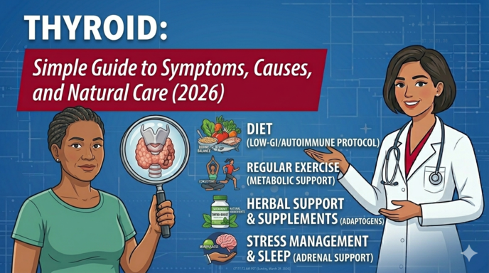 Thyroid: Simple Guide to Symptoms, Causes, and Natural Care (2026)