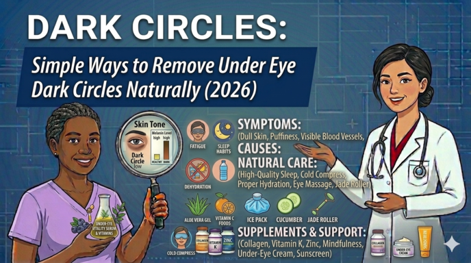 Dark Circles: Simple Ways to Remove Under Eye Dark Circles Naturally (2026)