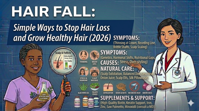 Hair Fall: Simple Ways to Stop Hair Loss and Grow Healthy Hair (2026)